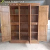Almari Pakaian 3 Pintu Ukiran Kayu Jati Bisa Request Ambalan/Gantungan