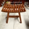 Kursi Stool Unik Dari Kayu Jati, Kursi Kecil Minimalis