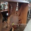 meja bar kafe kombinasi kayu akar jati artistik jati tebal full 4 cm