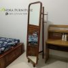 standing-mirror-gantungan-jas-cm06-1 standing mirror + gantungan jas minimalis modern bahan kayu jati
