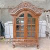 Almari Model Classic Ukir, Almari Classic Antik 2 Pintu 2 Laci Jati