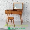 meja-rias-minimalis-kayu-jati-kaca-lipat-mr01-1 Meja Rias Minimalis Kayu Jati Kaca Lipat