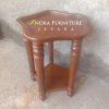 Nakas Kaki Bubut Classic Jepara Mahogany, Meja Nakas Klasik Mahoni