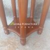 Nakas Kaki Bubut Classic Jepara Mahogany, Meja Nakas Klasik Mahoni