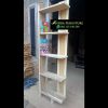 Rak Buku Kayu Jati Full Papan Super Minimalis, Tebal Kayu Jati 2 Cm