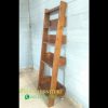 Rak Sandar Dinding Serbaguna, Rak Souvenir Kayu Jati, Rak Dapur