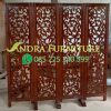 sekat-ruangan-portable-kayu-jati-ukir-sr09-1 Sketsel, Sekat Ruangan Portable Kayu Jati Full Ukir 4 Pintu