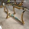 Rangka Kaki Meja Stainless Lengkung, Meja Stainless Minimalis Modern