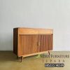 buffet minimalis pintu salur garis unik,buffet modern 2 pintu 2 laci