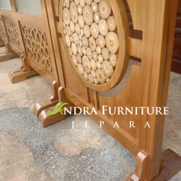 Sketsel Ukir Kaligrafi Allah Muhammad Kayu Jati 8 pintu Satroh Masjid