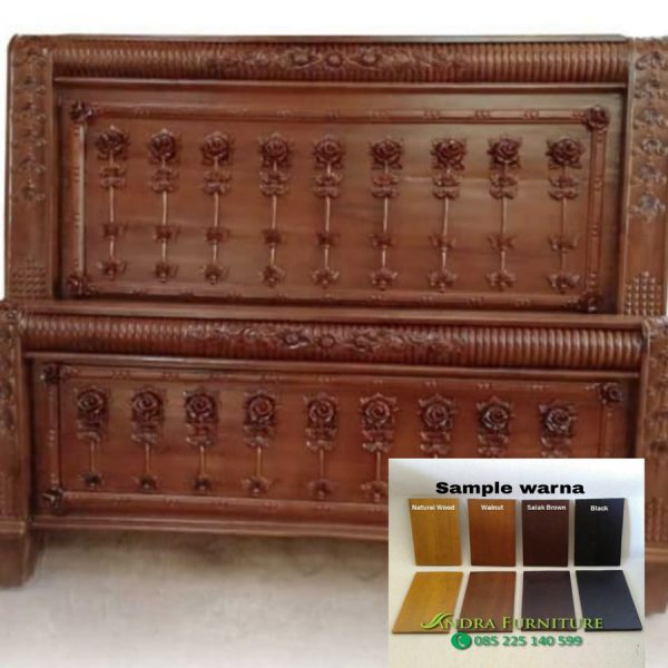 dipan Adriana jati minimalis ukur 180x200