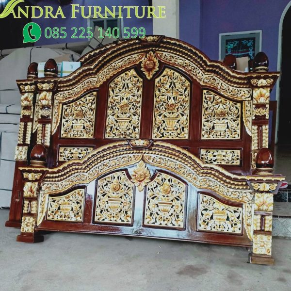 dipan gebyok ukir full jati