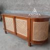 Buffet Rotan 2 Pintu Sleeding