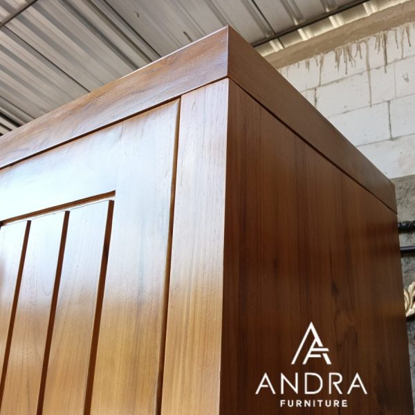 Lemari Pakaian Lemari Baju Banyak Laci Dan Rak Kayu Jati Berkualitas