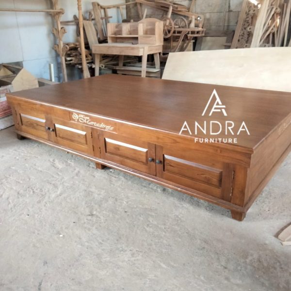 Rak Meja Pajangan Baju, Meja Jati Bazar Pajangan Baju, Buffet Pajangan