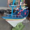 Miniatur Kapal Nelayan Tradisional, Kapal Pajangan Nelayan Kayu Jati