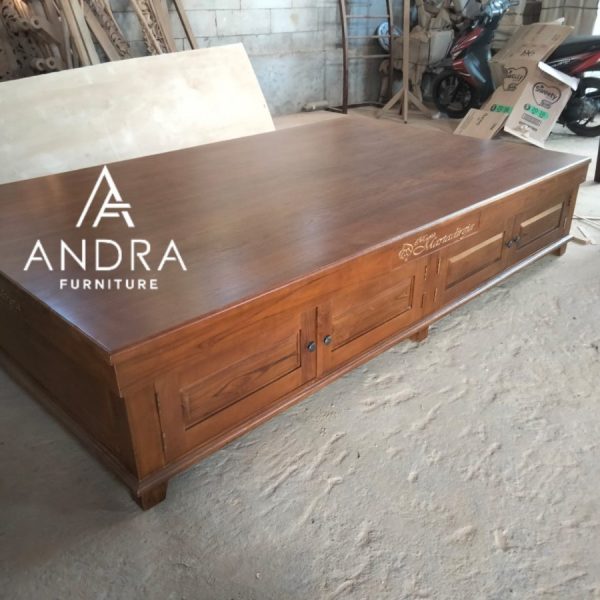 Rak Meja Pajangan Baju, Meja Jati Bazar Pajangan Baju, Buffet Pajangan