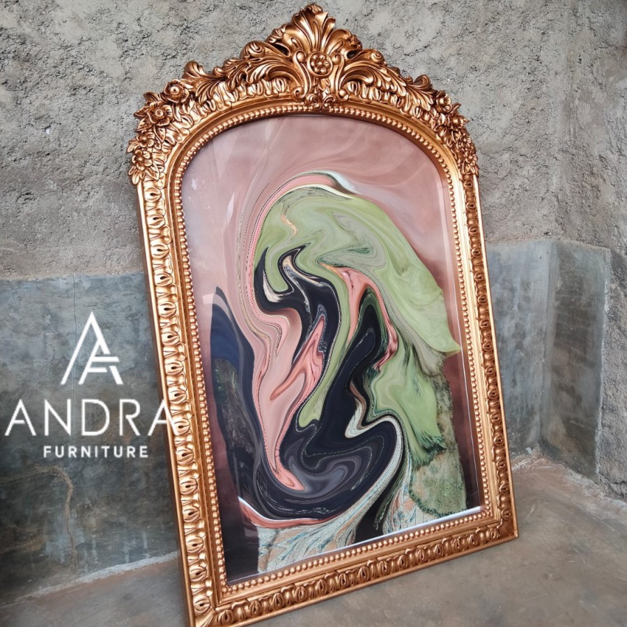 figura foto keluarga,pigura ukir klasik gold kualitas hnya frame saja