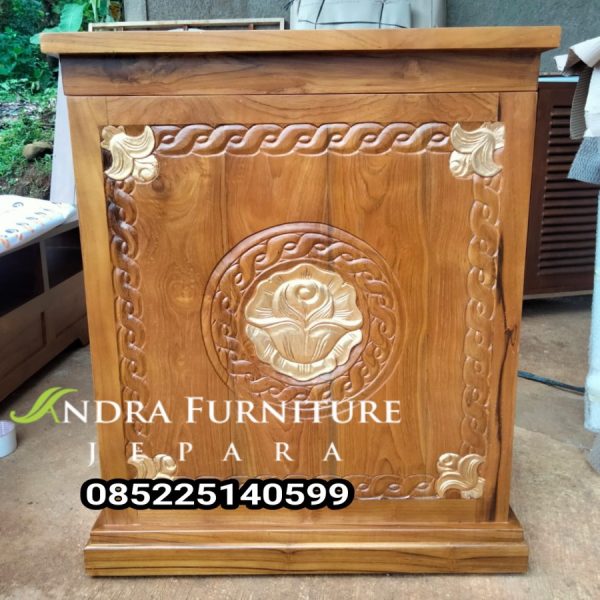 Peti Kayu Jati Ukiran, Peti Kain, Peti, Kotak Penyimpanan, Box Peti Ukir
