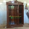 Almari Pakaian Rahwana Kayu Jati 3 Pintu Ukiran Jepara