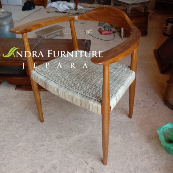 Kursi Makan Rotan Sintetis Sofa Kursi Makan Unik Minimalis Kayu Jati