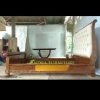 Dipan Kayu Jati , Tempat Tidur Bagong Blebet Ukiran With Cushion