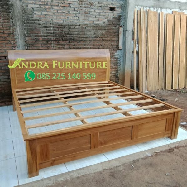 Tempat Tidur Minimalis Kayu Jati, Harga Ekonomis Produk Berkualitas