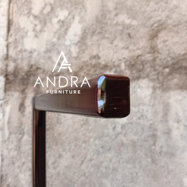 gantungan baju gantungan gamis minimalis modern 1 tiang kayu jati