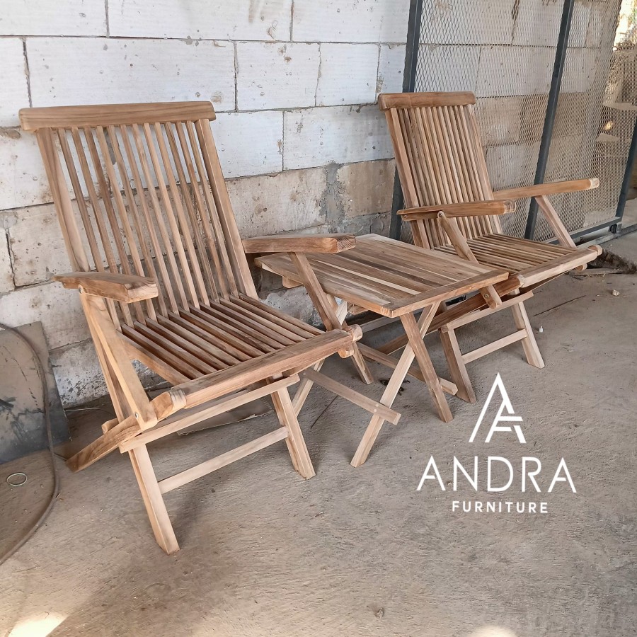 set kursi teras lipat, kursi lipat jati, kursi lipat, kursi pojok jati