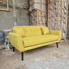 sofa jati minimalis retro elegan dengan bahan kayu jati solid