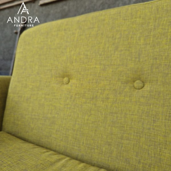 sofa jati minimalis retro elegan dengan bahan kayu jati solid