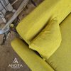 sofa jati minimalis retro elegan dengan bahan kayu jati solid