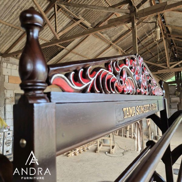 gawangan baju, gawangan batik, gawangan batik kayu jati