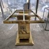 console table stainless love, meja konsul stainless model cinta