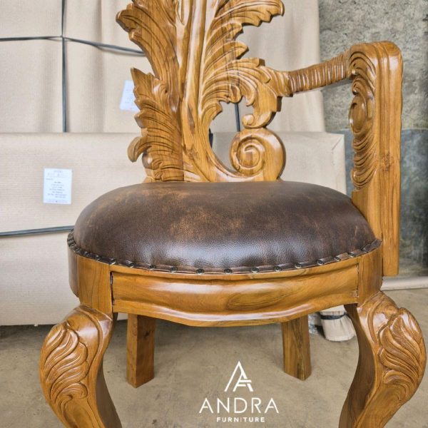 set kursi teras ukir jepara full ukir bahan kayu jati set 2 kursi 1 meja