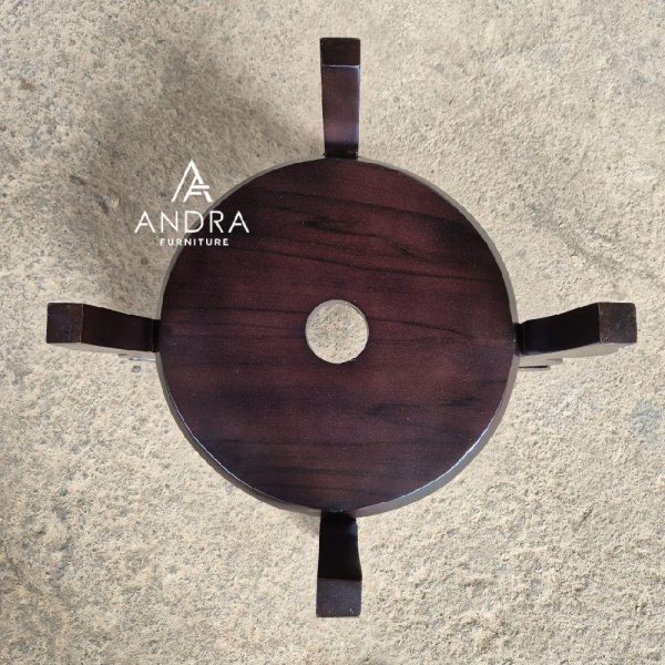 Pot bunga dari bahan kayu jati