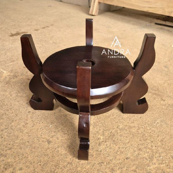 Pot bunga dari bahan kayu jati