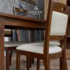 set meja makan minimalis mldern 4 kursi kayu jati, meja makan viral Furniture Chairs