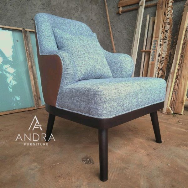 Sofa Single Premium Retro Modern - Rangka Jati Solid