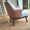 Sofa Single Premium Retro Modern - Rangka Jati Solid