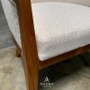 Minimalis Diining Arm Chair teakwood cafe kayu jati
