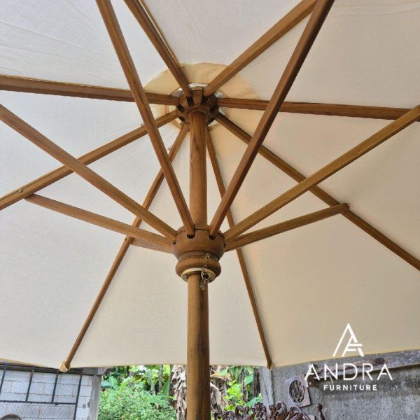 Meja Bangku Taman Payung Garden Table Set Kayu Jati