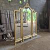 SKETSEL CERMIN UKIR GOLD 3 PINTU MEWAH & ELEGAN2 SKETSEL CERMIN UKIR GOLD 3 PINTU MEWAH & ELEGAN