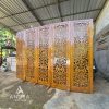 Sketsel Ukir modern Minimalis 5 Pintu kayu jati