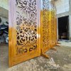 Sketsel Ukir modern Minimalis 5 Pintu kayu jati
