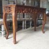 meja konsul ukiran jepara teak wood, kayu jati minimalis