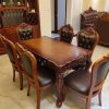 Set meja makan jati