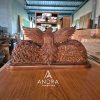 Papan Nama Ukiran Garuda Eksklusif Kayu Jati Premium