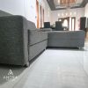 Set Sofa Sudut Minimalis Rangka Kayu Solid Andra Furniture