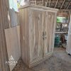 Almari Kos 2 Pintu Kayu Jati Solid Minimalis, Kokoh & Awet3 Almari Kos 2 Pintu Kayu Jati Solid Minimalis, Kokoh & Awet